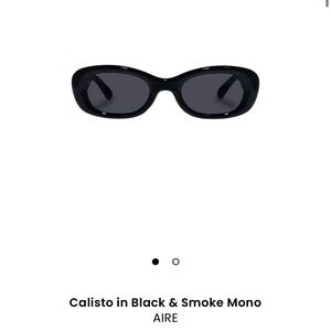 REVOLVE Calisto Glasses in Black & Smoke - AIRE